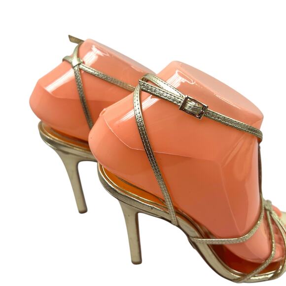 BADGLEY MISCHKA Ava II 4" Heels Patent Leather in Rose Gold Women's Size 7.5M - Picture 8 of 12